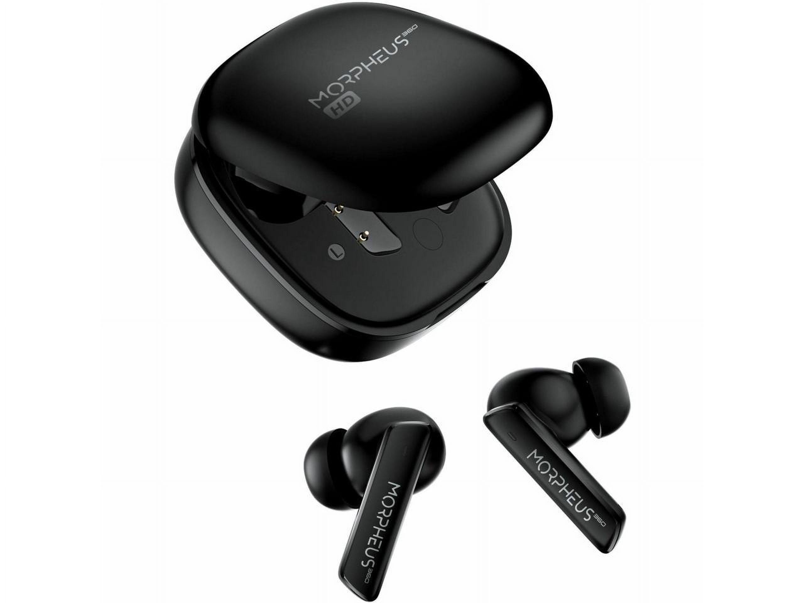 Morpheus 360 Pulse ANC Hybrid Wireless Noise Cancelling Earbuds | Hi-Res Audio | 6 Mems Microphones | 40H Playtime | TW7850HD