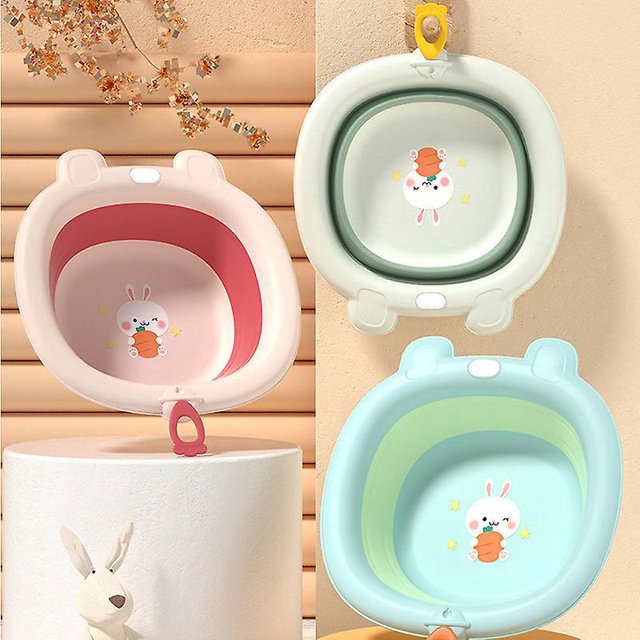 traje Trois Pices Lapin Enfants Portable Pliant Lavabo Bb Lavabo Maison Bb Lavage Pieds Laver Pp Bassin Enfant Lavabo En Gros