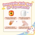 thumbnail image 3 of 6 sets Fake Nails for Kids Full Cover Short False Nail for Kids Girls, 3 of 6