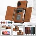 thumbnail image 3 of Allytech Galaxy A51 5G Case, Galaxy A51 5G Wallet Cover with Card Slots, Flip Folio Book Kickstand Cover for Business Women Men PU Leather Scratch Resistant Case for Samsung A51 5G, Brown, 3 of 6