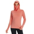 thumbnail image 3 of BASSDASH Women’s UPF 50+ Sun Protection Hoodie with Face Mask Neck Gaiter Breathable Long Sleeve Shirt for Hiking Fishing, 3 of 9