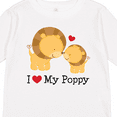 thumbnail image 4 of Inktastic I Love My Poppy Grandpa Boys or Girls Long Sleeve Toddler T-Shirt, 4 of 5