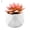1#, variant on Easy to Maintain Artificial Potted White Ceramic Potted Mini Modern Decoration Artificial Succulent Potted for Home