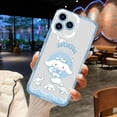 thumbnail image 3 of Miniso Sanrio Cinnamoroll Cute Phone Case For iPhone 11 12 Mini 13 14 15Pro Max Transparent Shell, 3 of 7