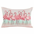 thumbnail image 2 of Pink Flamingo Standard Size Pillow Cover,Pillowcase Protectors with Zipper,Breathable Decorative Throw Pillow Case Cover,Summer Tropical Flamingo Hawaii Animals Pillow Shams for Couch Sofa 20x26Inch, 2 of 8