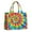 Colorful Tie Dye, variant on Large Capacity Tote Bag,Rainbow Tie Dye Wave Pattern Handbag Fashion Luxury Tote Bag,15.7"x13"x 5.1" Inches,Laptop Compatible