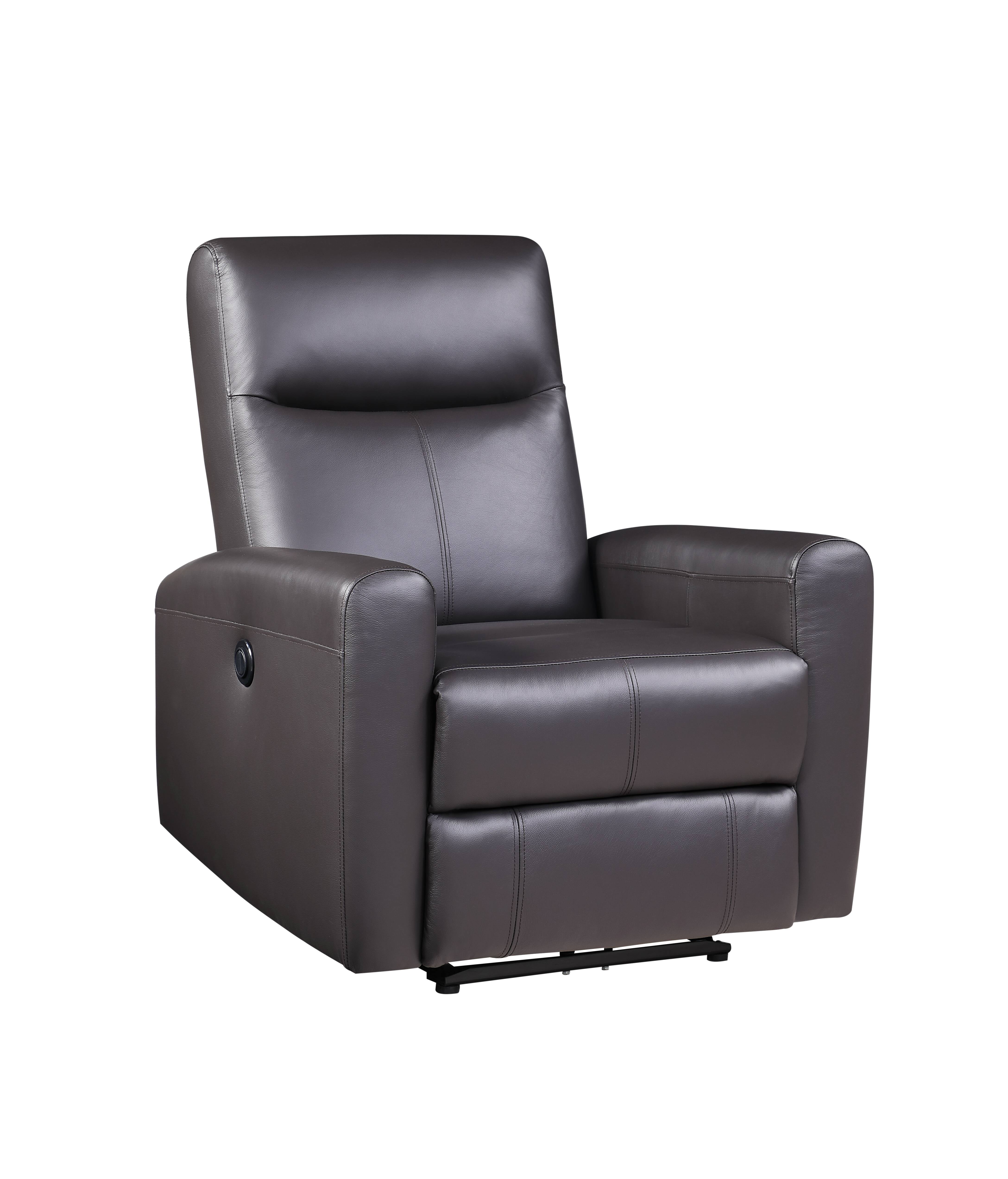 Top Grain Leather Match Power Motion Recliner