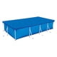 thumbnail image 2 of Cubierta de piscina rectangular, cubierta de piscina inflable para remar al aire libre, cubierta de piscina familiar 304cmx205cm, 2 of 7