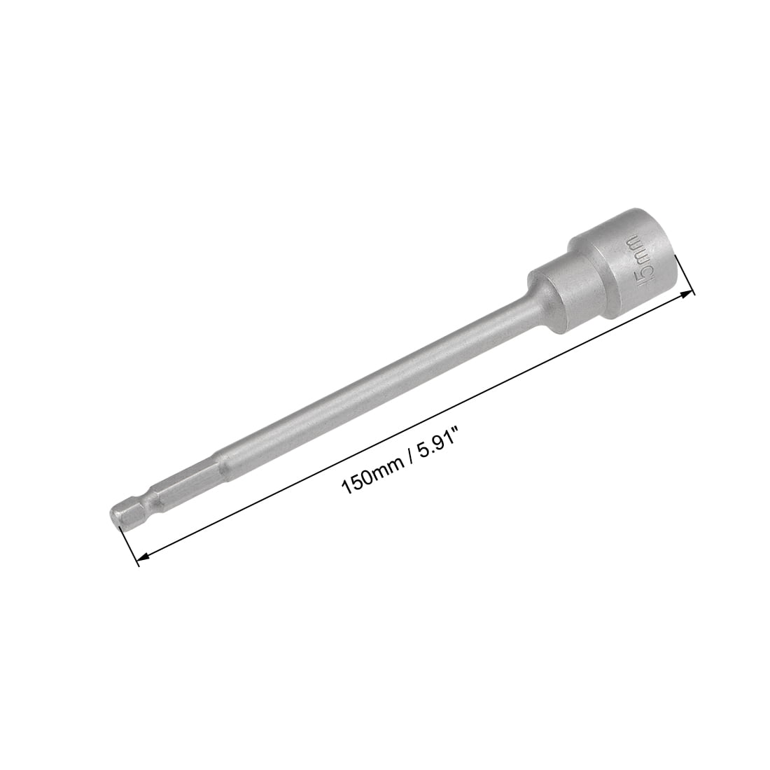 FOCKEAMS 2Pcs 10mm/0.39in Magnetic Nut Setter Driver Drill Bit - View #6