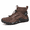 Dark Brown, variant on Men's Hiking Boots, Lightweight Water-Resistant Non-Slip High-Top Trail Shoes with Quick Laces