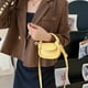 thumbnail image 5 of Qarigey Manténgase a la moda con mini bolsos de hombro coloridos de diseñador de moda, modernos y elegantes Bolsas de mensajero y de hombro amarillo, 5 of 6
