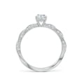 thumbnail image 2 of ANGARA Lab Grown Diamond Engagement Ring in 14K White Gold for Women (Size-7x5mm| Color-F-G| Clarity-VS) | April Birthstone, Anniversary, Jewelry Gift for Women | Lab Grown Diamond Ring, 2 of 8