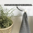 thumbnail image 3 of Wear Sierra Turkish Cotton Hand Towels, Soft & Absorbent, Black, Set of 2, 19x39 Inches, 3 of 6