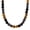 2, variant on Stone Beads Necklace for Men Yellow Tiger Eye Obsidian Beaded Necklace Energy Healing Necklace with Card Gift for Husband Boyfriend