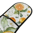 thumbnail image 4 of Yayeee Double Oven Mitt Kitchen Heat Resistant Baking 35" x7" Quilted Glove, Orange Watercolor Bees, 4 of 6