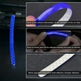thumbnail image 3 of 20 Pcs Car Wheel Reflective Sticker,Night Safety Warning Sticker,Auto Exterior Stripe Decal Sticker,Anti-Scratch Fluorescent Tire Decoration Strip for Cars,Trucks,Motorcycle,Blue, 3 of 8