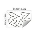 thumbnail image 3 of Wall Stickers Valentine's Day Heart Home Decor Removable Decal for Living Room Bedroom Office Wall Art Vinyl Decoration Easy Apply Peel and Stick, 3 of 9