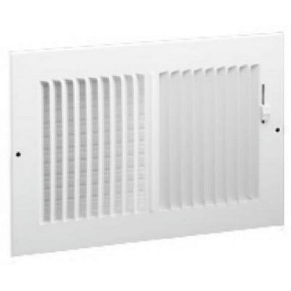 American Metal Products 382W8X6 2 Way Sidewall Register- 8 x 6 in
