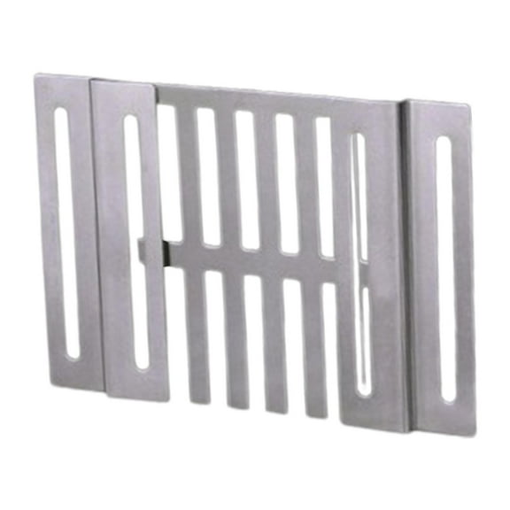 koolsoo Sliding Side Wall Drain Grate Sliding Drainage Cover Anti Blocking Rustproof Outdoor Rooftop Weatherproof Balcony Drain Cover 14.2cmx10cmx0.5cm