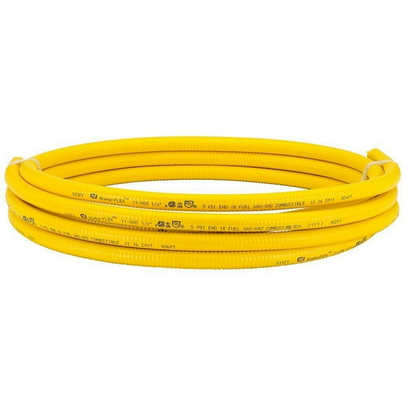 Tubo corrugado HOME-FLEX de acero inoxidable de 1,3 cm x 7,6 m