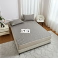thumbnail image 4 of Qiweii Premium Quilted Fitted Waterproof Mattress Protector - Extra Thick, Absorbent Bed Pad with Deep Pocket, Elastic Straps, Hypoallergenic Barrier, 4 of 6