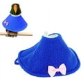 thumbnail image 1 of Adjustable Bird Parrot Cone Collar, Bird Anti-Bite Collar Recovery Collar to Help Wound Heal (XS, Blue), 1 of 5