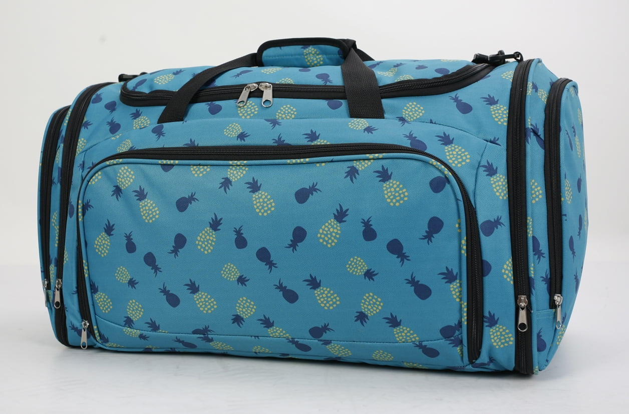 24" Duffel Bag Luggage, Hawaiian Pineapple Print