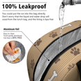 thumbnail image 5 of Dog Paw Print and Bone Brown Insulated Leakproof Lunch Box for Work, Lunch Bag for Women Men, Loncheras Para Mujer for Beach Travel Picnic Camping, 5 of 6
