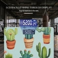 thumbnail image 3 of High Precision Body Weight Scale Smart Bathroom Scales with Large LCD Display(400lbs),Decorative for Bedroom-Cute Cacti In The Pots, 3 of 4