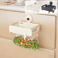 thumbnail image 1 of Sentmoon Small Trash Can Trashcan Suction Cup Foldable Garbage Bag Holders Wall Mounted Household Cabinet Plastic Bag Hanger Kitchen Bathroom Trash Storage Rack, 1 of 7