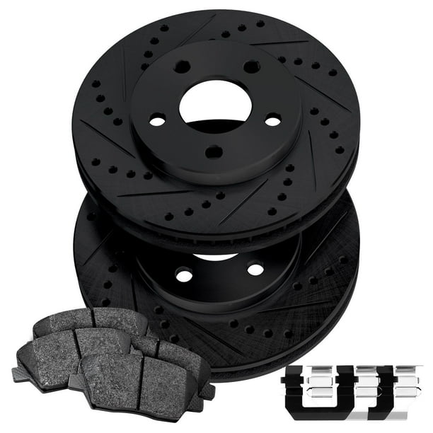 PowerSport Rear Brakes and Rotors Kit |Rear Brake Pads| Brake Rotors ...