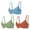 Multicolor-E, variant on 3PC Pack Women Push Up Bra Everyday Underwear Comfortable Lingerie Bralette with Support Anti-Sag-Size 36C/80C