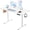 White, variant on HarmonyStrings Electric Standing Desk, Adjustable Desk , Home Office Computer Desk,Multicolor-White 45" with Phone Holder