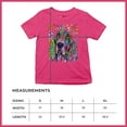 thumbnail image 5 of Tee Hunt Dean Russo Cute Love You Basset Youth T-Shirt Colorful Dog Pet Kids, Pink, Medium, 5 of 5