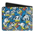 thumbnail image 3 of Buckle-Down Men's Donald Duck 5-Poses Stacked Collage, Multicolor, Standard Size, 3 of 3