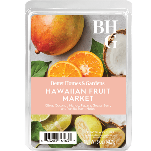 Better Homes & Gardens Hawaiian Fruit Market Scented Wax Melts, 5 oz