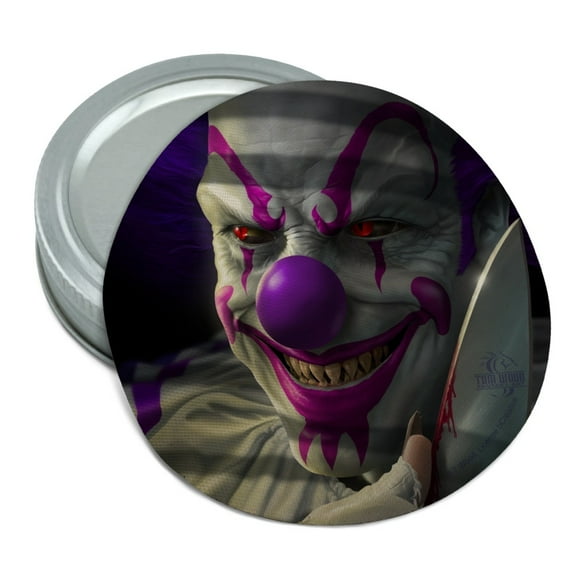Mischief the Evil Purple Clown Round Rubber Non-Slip Jar Gripper Lid Opener