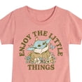 thumbnail image 3 of The Mandalorian - Enjoy The Little Things - Youth Girls Short Sleeve T-Shirt, 3 of 5