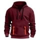 thumbnail image 2 of pstuiky camisetas de manga larga para hombre, Sudadera deportiva informal con capucha y mangas largas para hombre Tops de talla grande para hombre m, 2 of 6