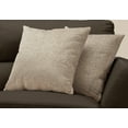thumbnail image 2 of PILLOW - 18"X 18" / TAUPE FLORAL VELVET / 2PCS, 2 of 3