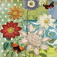 thumbnail image 2 of Robertson, Walter  26x26 Black Ornate Wood Framed with Double Matting Museum Art Print Titled - Polka dot Daisy, 2 of 4