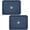 Dark blue, variant on Replacement Lids for Pyrex 7211-PC 6 Cup Rectangle, Silicone Storage Cover Lid for Glass Bowl 2 Pack with Date Mark Red