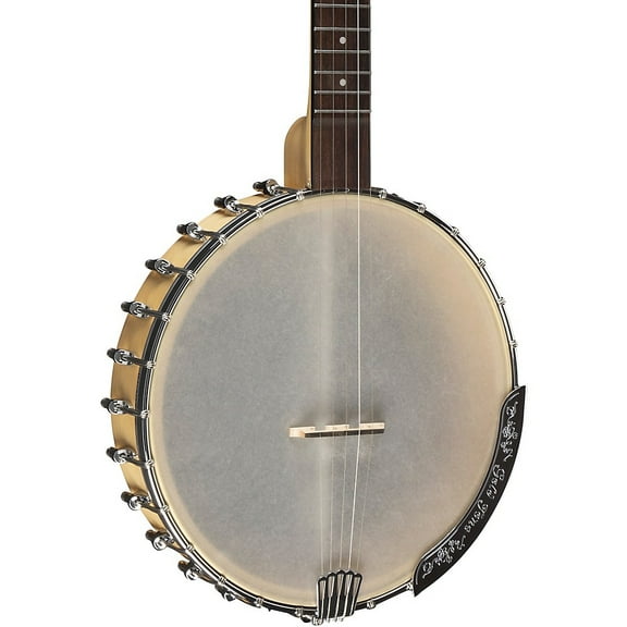 Gold Tone Bob Carlin Signature Series Left-Handed 12" Clawhammer Banjo For Left Hand Players Gloss Natural