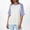Blue, variant on Women's T-Shirts Short Sleeves Crew Neck Basic Tees Spring Tops Casual Outfits for Women