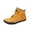 Yellow, variant on Womens Sneakers Plush Fleece Line Lace Up High Top Non Slip Waterproof Climbing Oxford Cloth Shoes Fall Winter Snow Warmth Breathability Casual Cotton Couples Shoes Black