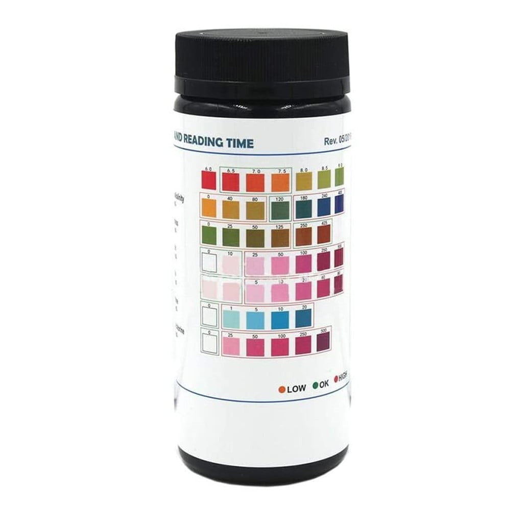 3 Set of 7 In 1 Water Quality Test Paper Swimming Pool PH Test Strip Pool Test Strip Drinking Water Chemistry Test 50PCS