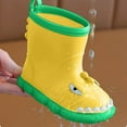thumbnail image 5 of LYHaoo Girls Boots For School And Outdoor Play Comfortable Hooded Round Toe Toddler Footwear All Season Durable Soft Sole Sizes 9 Yellow(Little Kid), 5 of 6