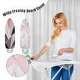 thumbnail image 4 of Marble Printed Ironing Board Cover Extra Wide Thick Padding Scorch Resistant, 4 of 9