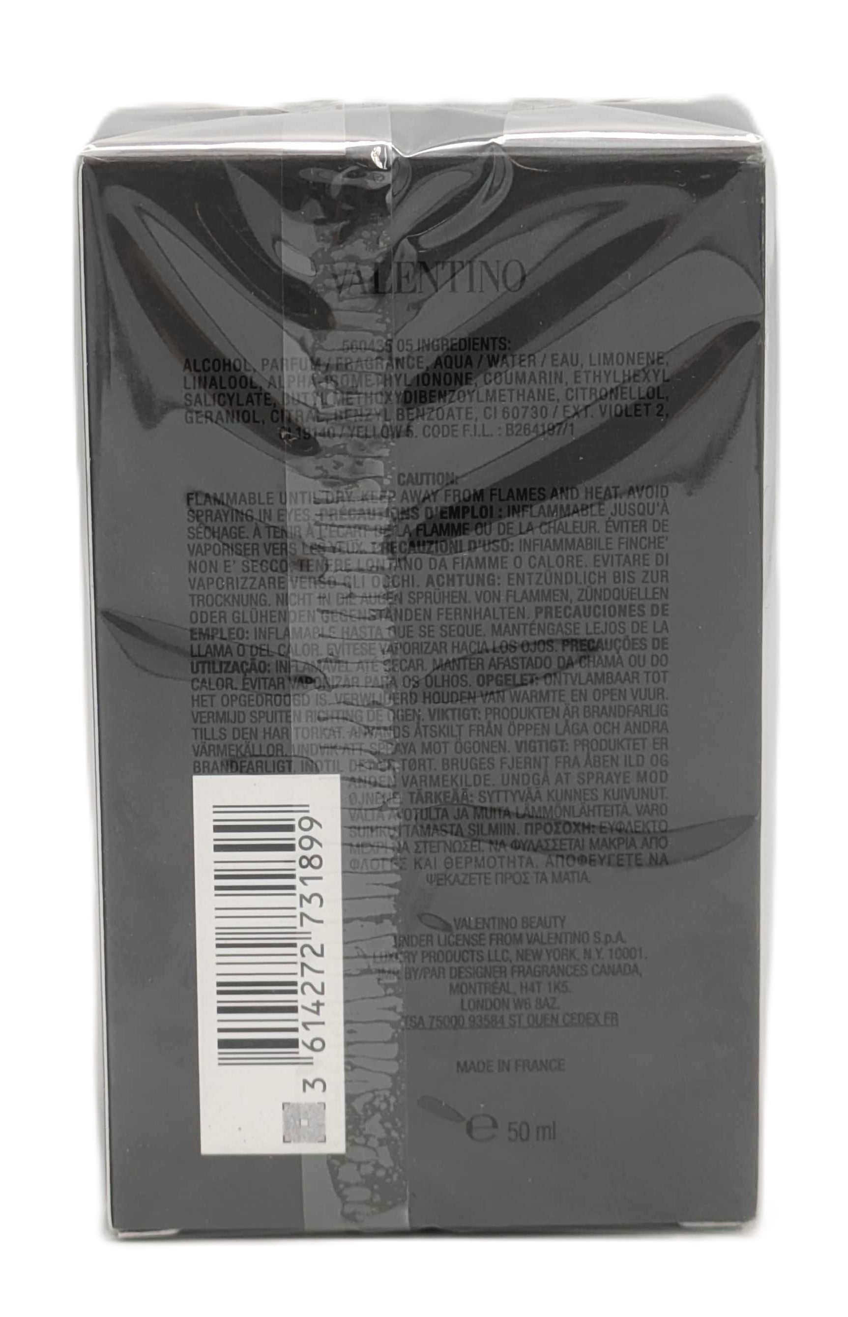 Valentino Uomo Intense EDP Spray For Men 50 ml 1.7 oz