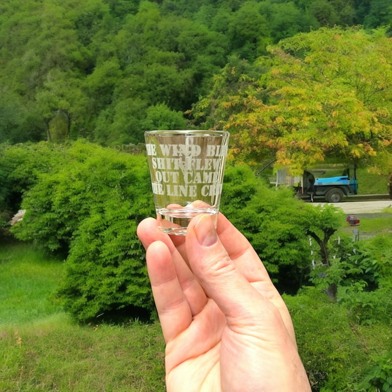 2oz Lineman Poem Shot glass 2oz Lineman Poem Shot glass